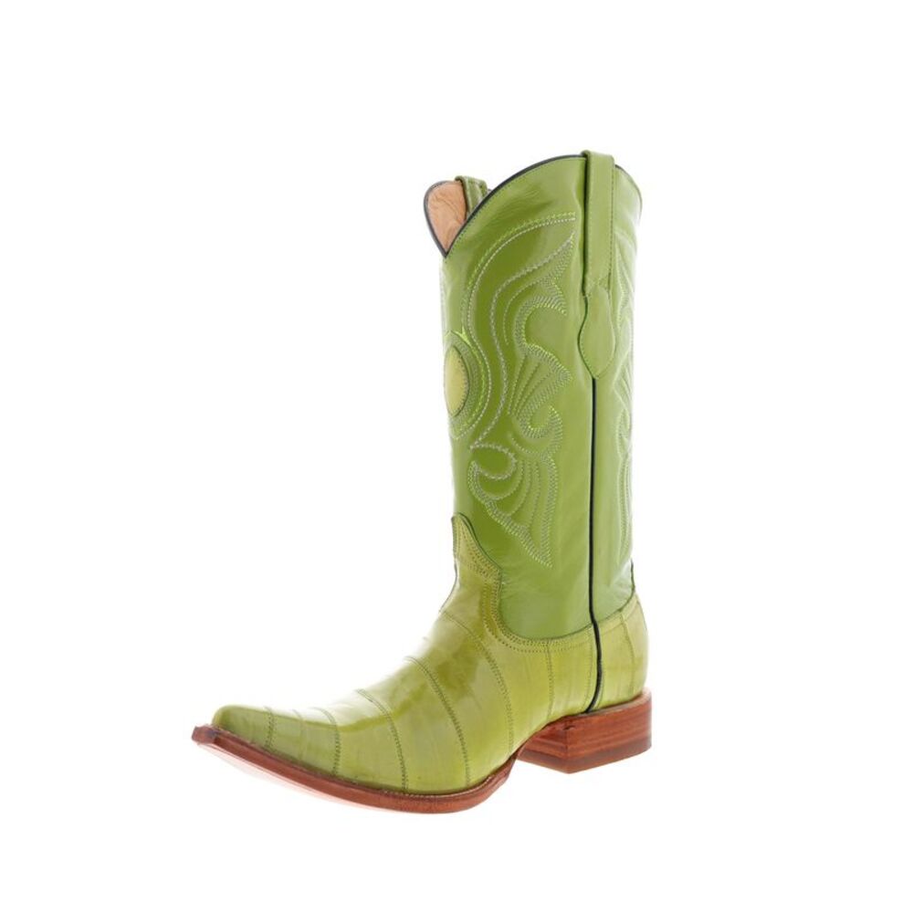 Los Altos Mens EEL Boots XXX-Toe Green Boots (NWT) - Picture 4 of 7